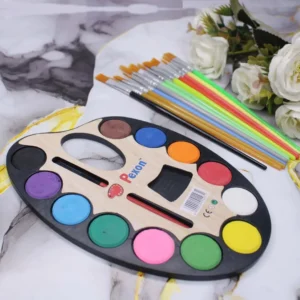 Color Palette with Brushes