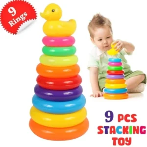 Rainbow Plastic Tower
